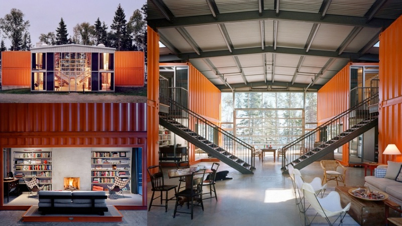 Illustration for article titled The greatest homes made from shipping containers around the world